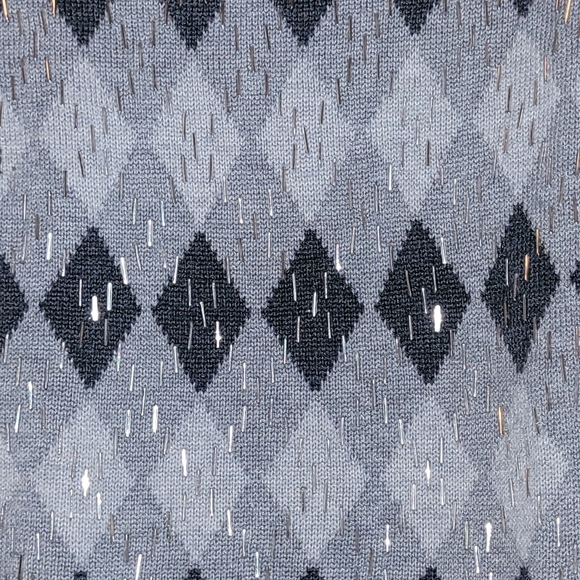 Talbots Women's Sweater Pullover Gray Multi-color‎ Wool Blend Size Lp - Picture 8 of 8